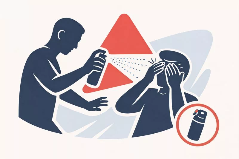 Körperverletzung durch Pfefferspray