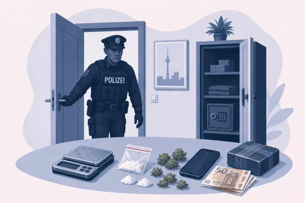 Hausdurchsuchung wegen Drogen in Berlin – was darf die Polizei und was nicht?